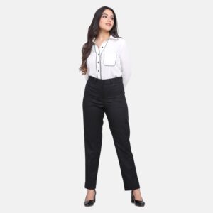 omen's Black Formal Pants